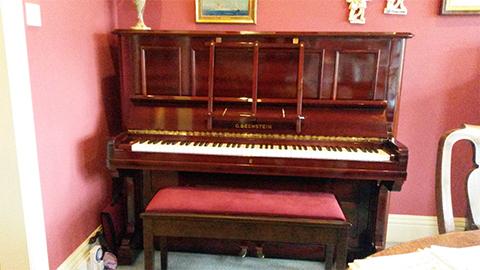 Bechstein model 8 upright piano